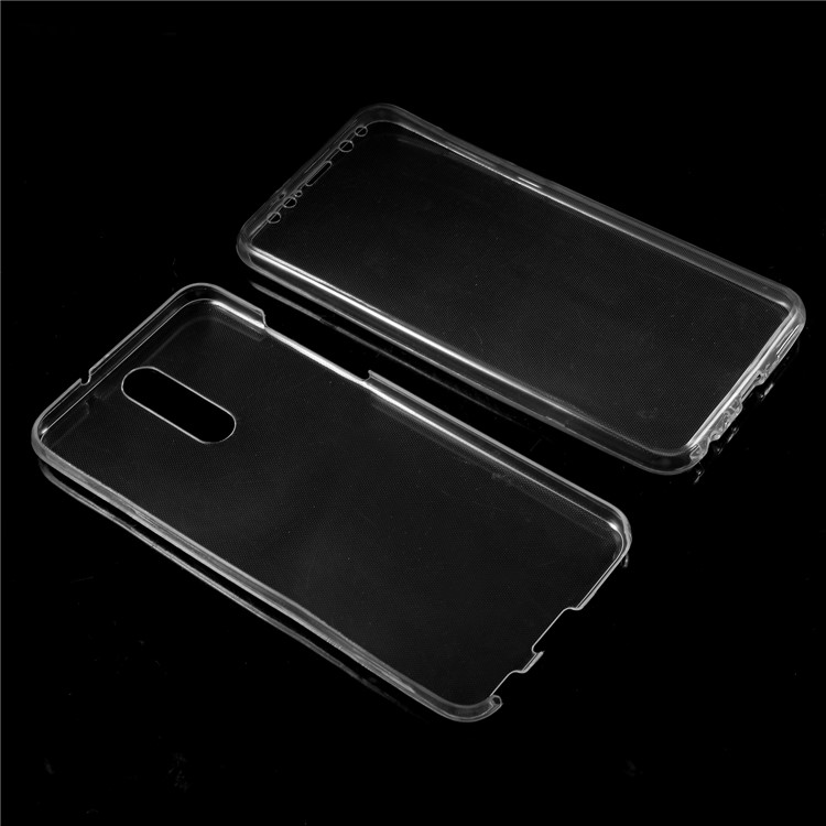 2-in-1 Touchable TPU Mobile Casing (Front + Back) for Huawei Mate 10 Lite / nova 2i / Maimang 6 / Honor 9i (India) - Transparent-2