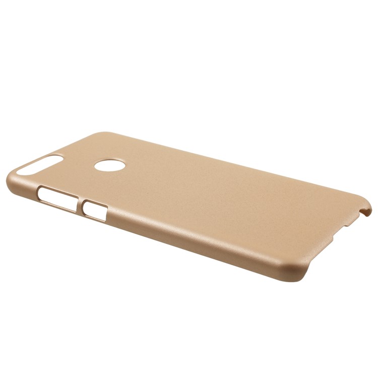 Rubberized PC Mobile Case Accessory for Huawei P Smart/Enjoy 7S - Gold-2