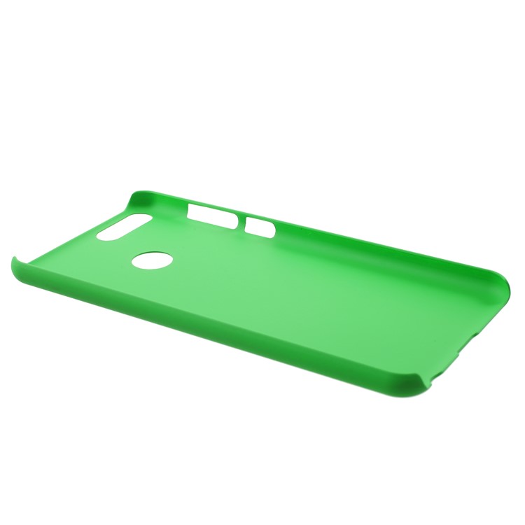 Para Huawei P Smart / Enjoy 7S Rubberized PC Phone Capa De Capa Móvel Rígida - Verde-3