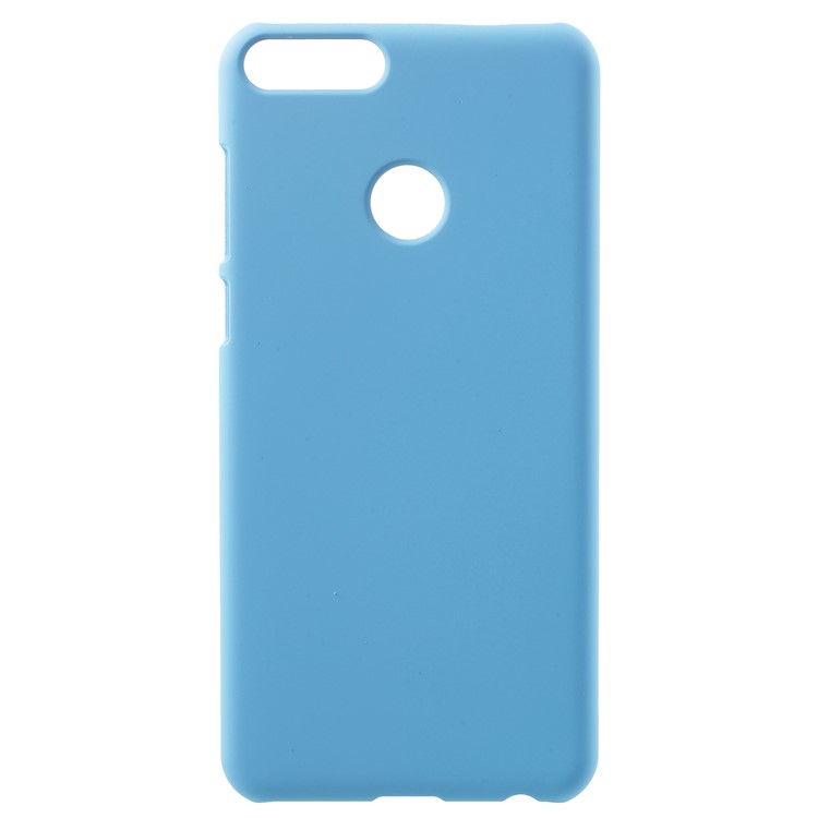 Rubberized Hard PC Phone Protective Cover Case for Huawei P Smart/Enjoy 7S - Baby Blue-1