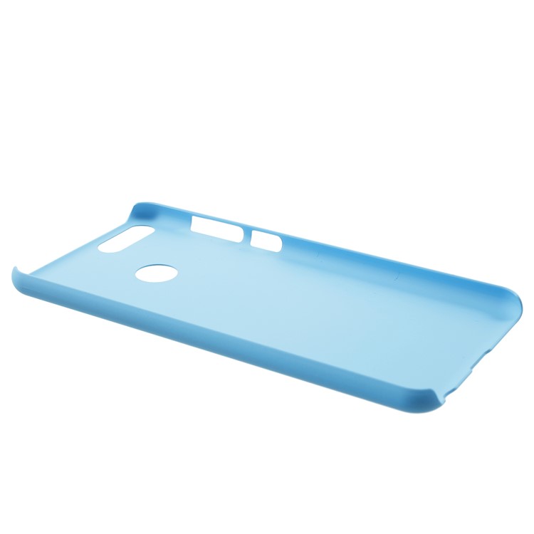 Rubberized Hard PC Phone Protective Cover Case for Huawei P Smart/Enjoy 7S - Baby Blue-3