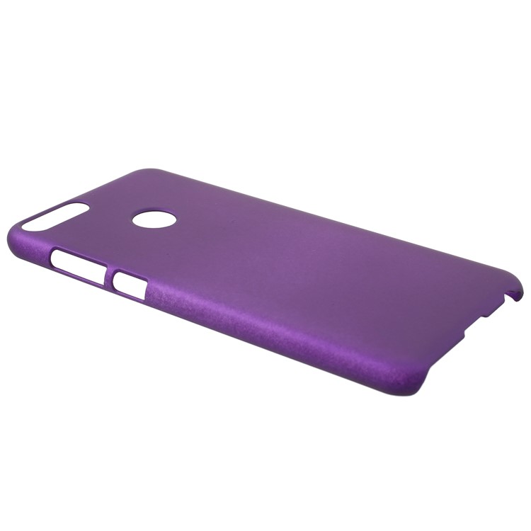 Rubberized Hard PC Phone Cover Shell for Huawei P Smart/Enjoy 7S - Purple-2