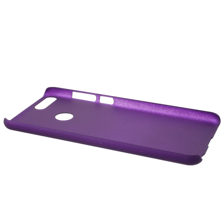 Rubberized Hard PC Phone Cover Shell for Huawei P Smart/Enjoy 7S - Purple-3