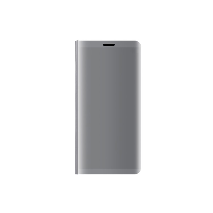 Plated Mirror Surface Leather Stand Cell Phone Cover for Huawei Mate 10 Pro - Silver-1