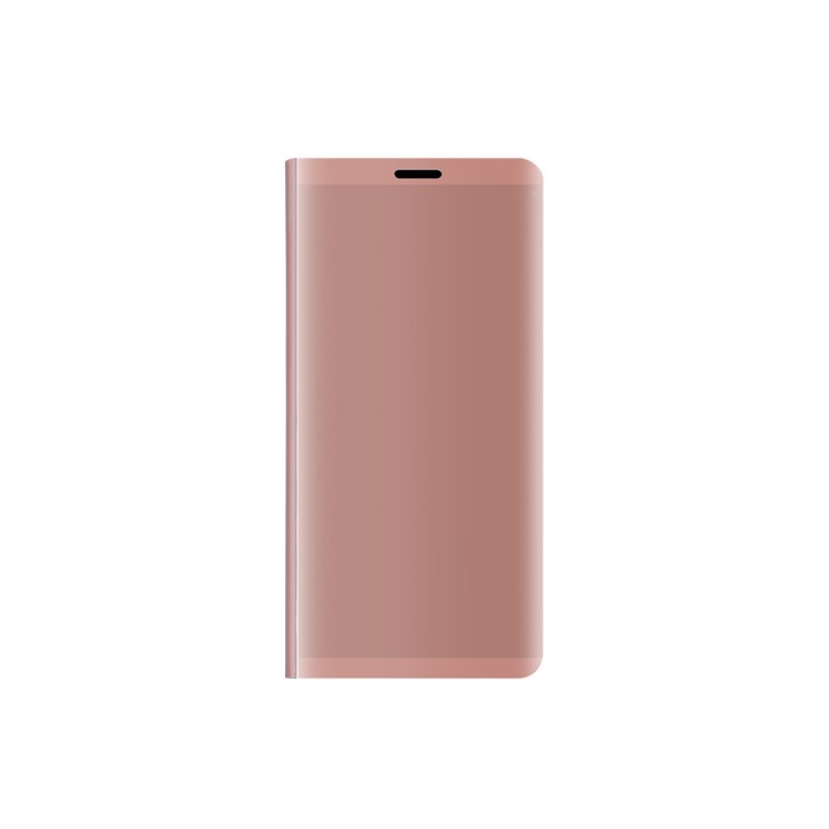 Plated Mirror Surface Leather Stand Cell Phone Shell for Huawei Mate 10 Pro - Rose Gold-1