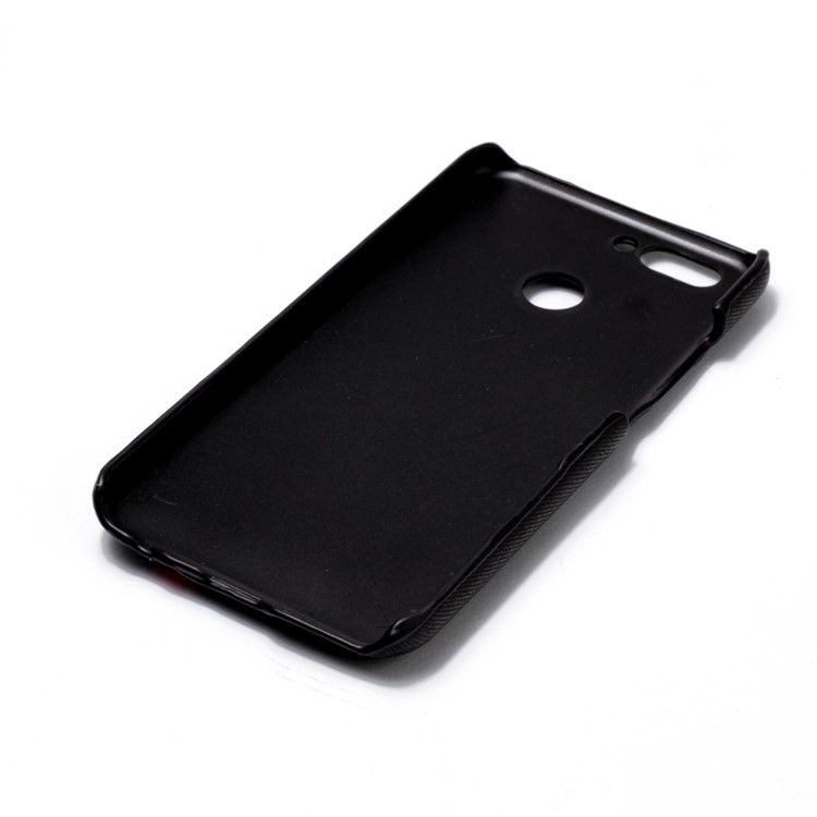 Contrast Color PU Leather Coated PC Mobile Phone Cover for Huawei nova 2 - Black-6