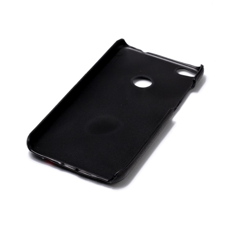 Contrast Color PU Leather Coated PC Mobile Phone Cover for Huawei P8 Lite (2017)/Honor 8 Lite - Black-6