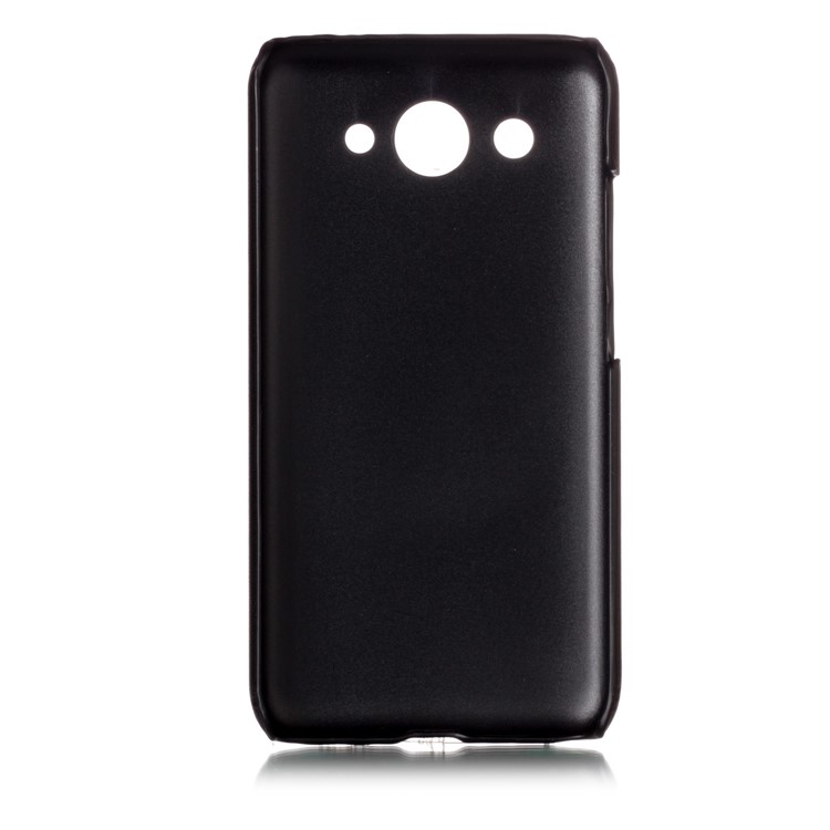 Contrast Color PU Leather Coated PC Mobile Phone Cover for Huawei Y3 (2017) - Black-3