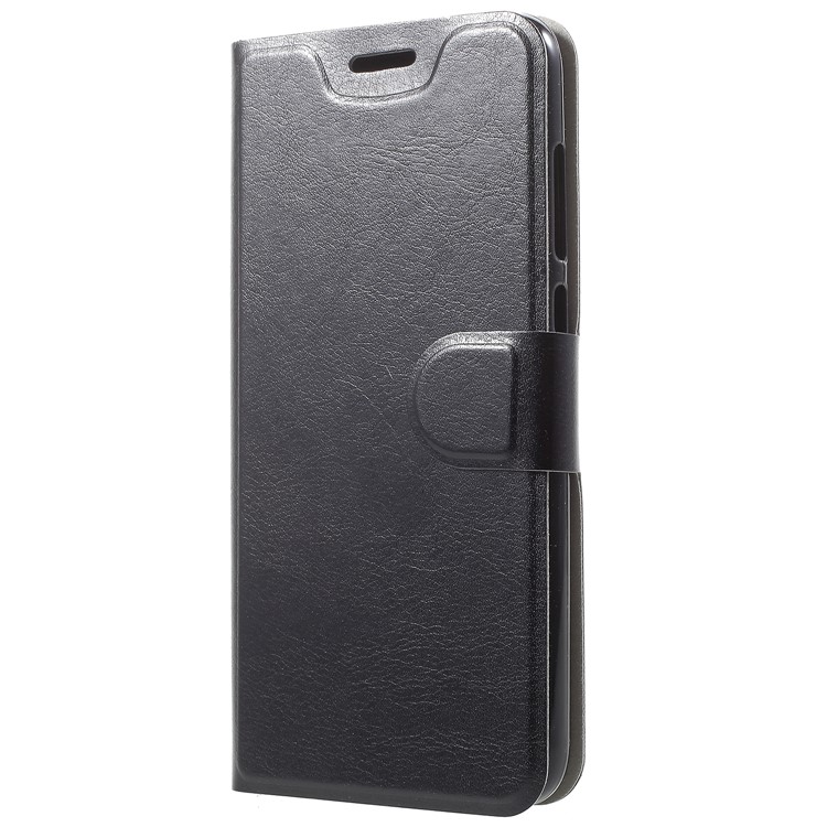 Crazy Horse Magnetic Stand Card Slot Leather Mobile Phone Case for Huawei Honor 9 Lite/Honor 9 Youth Edition - Black-3