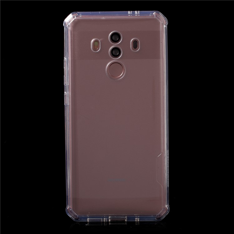 Four Corner Air Cushioning Drop Protection Case (PC + TPU) for Huawei Mate 10 Pro - Transparent-2