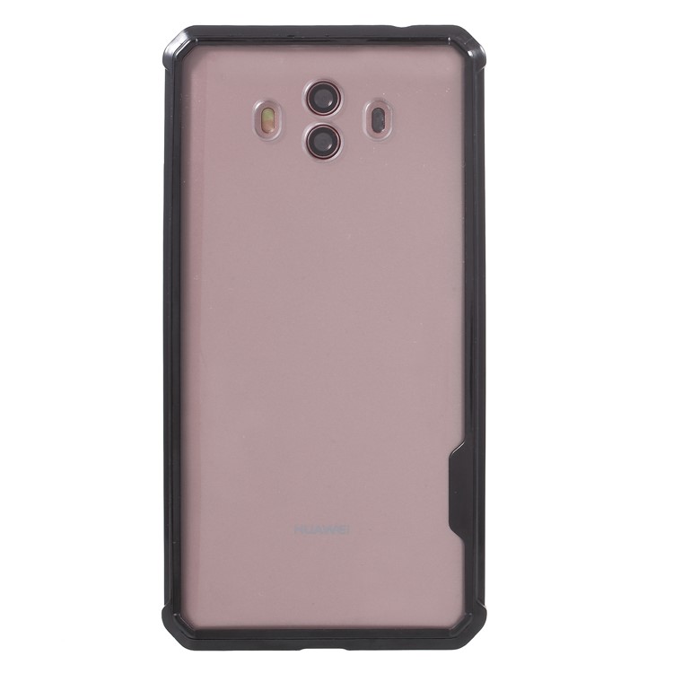 Drop-resistant PC + TPU Hybrid Phone Case for Huawei Mate 10 - Black-2