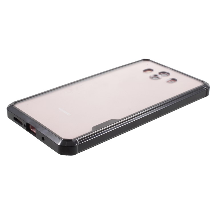 Drop-resistant PC + TPU Hybrid Phone Case for Huawei Mate 10 - Black-3