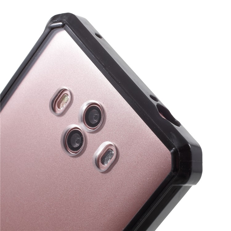 Drop-resistant PC + TPU Hybrid Phone Case for Huawei Mate 10 - Black-4