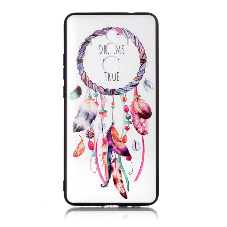 Patterned Thin TPU Cover for Huawei Mate 10 Pro - Dreams Come True and Dream Catcher-1