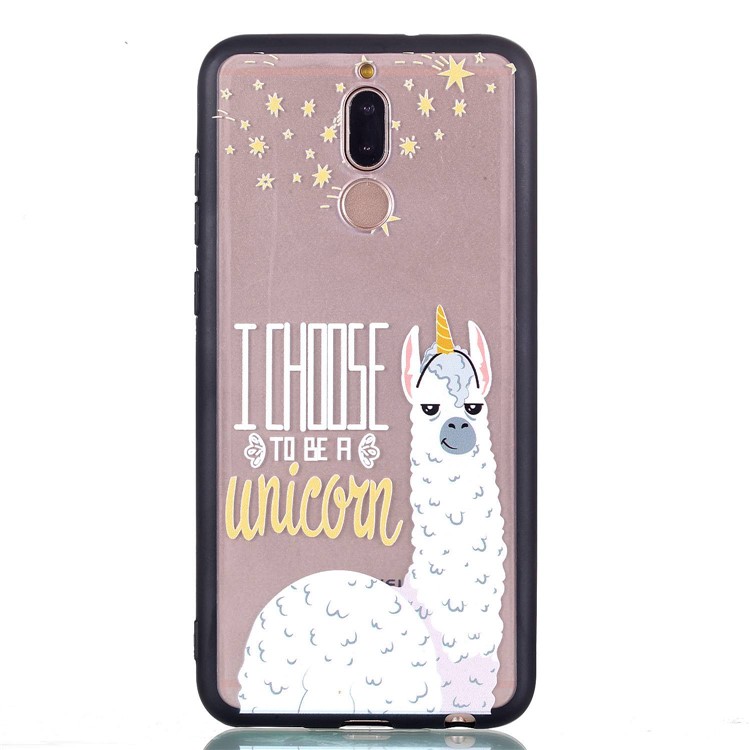 Rubberized Embossed PC TPU Hybrid Cover for Huawei Mate 10 Lite/nova 2i/Maimang 6/Honor 9i (India) - I Choose To Be A Unicorn-3