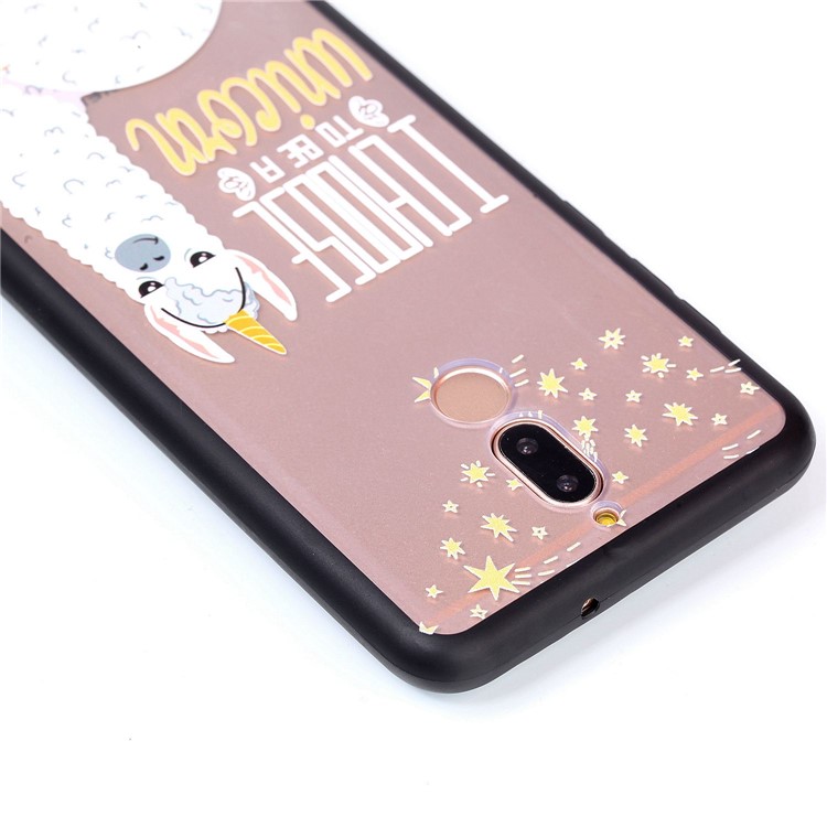 Rubberized Embossed PC TPU Hybrid Cover for Huawei Mate 10 Lite/nova 2i/Maimang 6/Honor 9i (India) - I Choose To Be A Unicorn-5