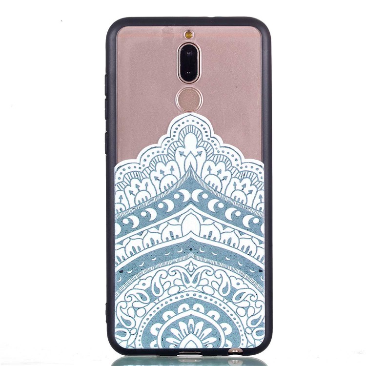 Rubberized Embossed PC TPU Combo Casing for Huawei Mate 10 Lite/nova 2i/Maimang 6/Honor 9i (India) - Unique Pattern-3