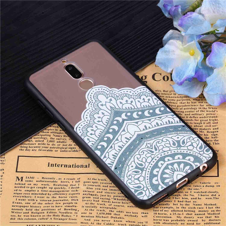 Rubberized Embossed PC TPU Combo Casing for Huawei Mate 10 Lite/nova 2i/Maimang 6/Honor 9i (India) - Unique Pattern-4