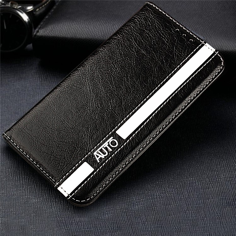 Business Style Auto-absorbed PU Leather Case with Card Slot for Huawei P10 - Black-9