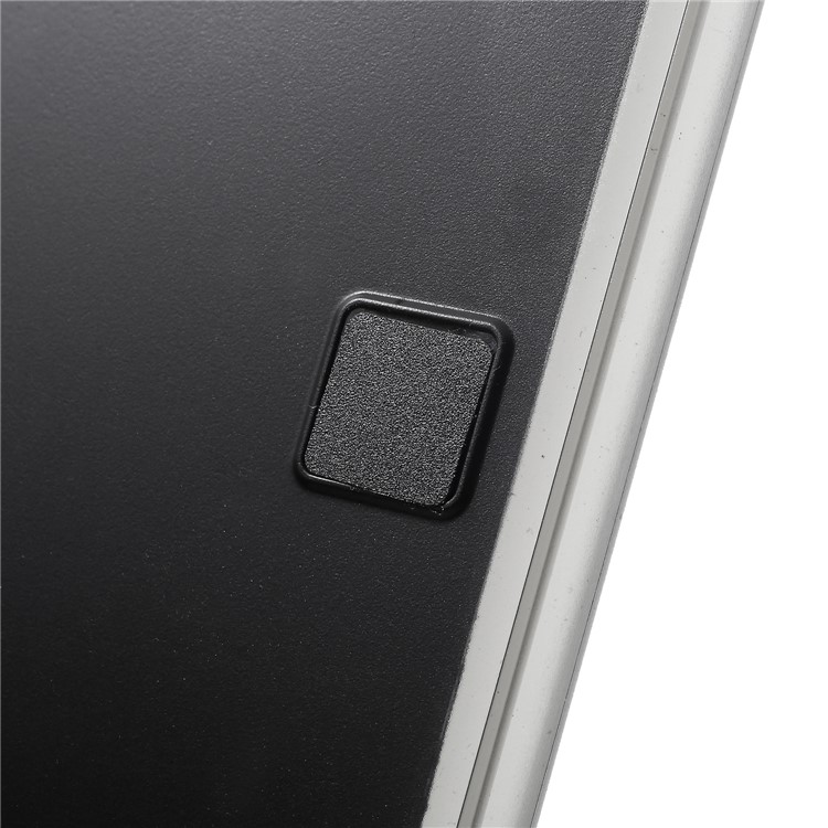 Überzogene Spiegeloberflächeninformationen Ansichtsständer Leder Smart Case Für Huawei Mate 10 Lite / Nova 2i / MAIMANG 6 / Ehre 9i (Indien) - Schwarz