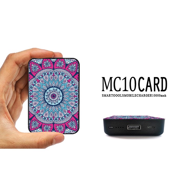 Cartoon Series Portable 10000mAh Power Bank for Samsung, iPhone, Huawei etc. - Mandala Pattern-13