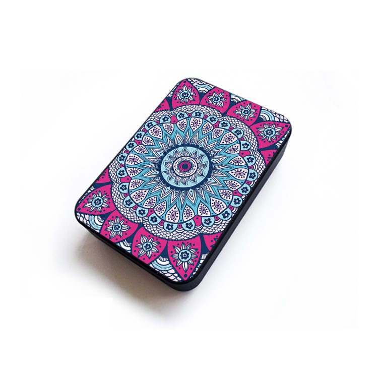 Cartoon Series Portable 10000mAh Power Bank for Samsung, iPhone, Huawei etc. - Mandala Pattern-5