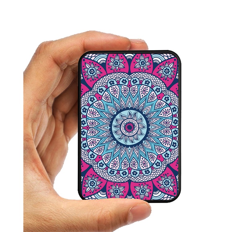 Cartoon Series Portable 10000mAh Power Bank for Samsung, iPhone, Huawei etc. - Mandala Pattern-9