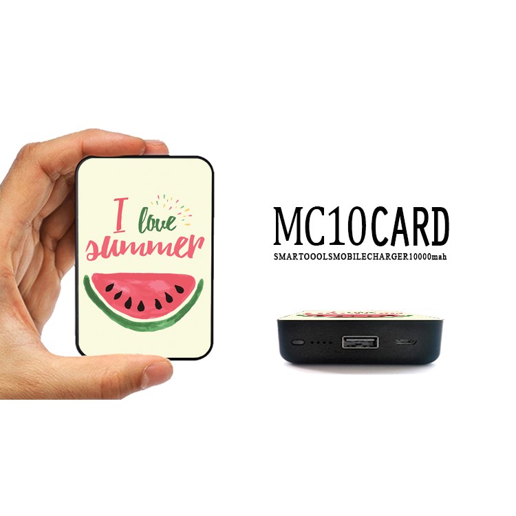 Cartoon Series Portable 10000mAh External Backup Charger for Samsung, iPhone, Huawei etc. - Watermelon and Words-13