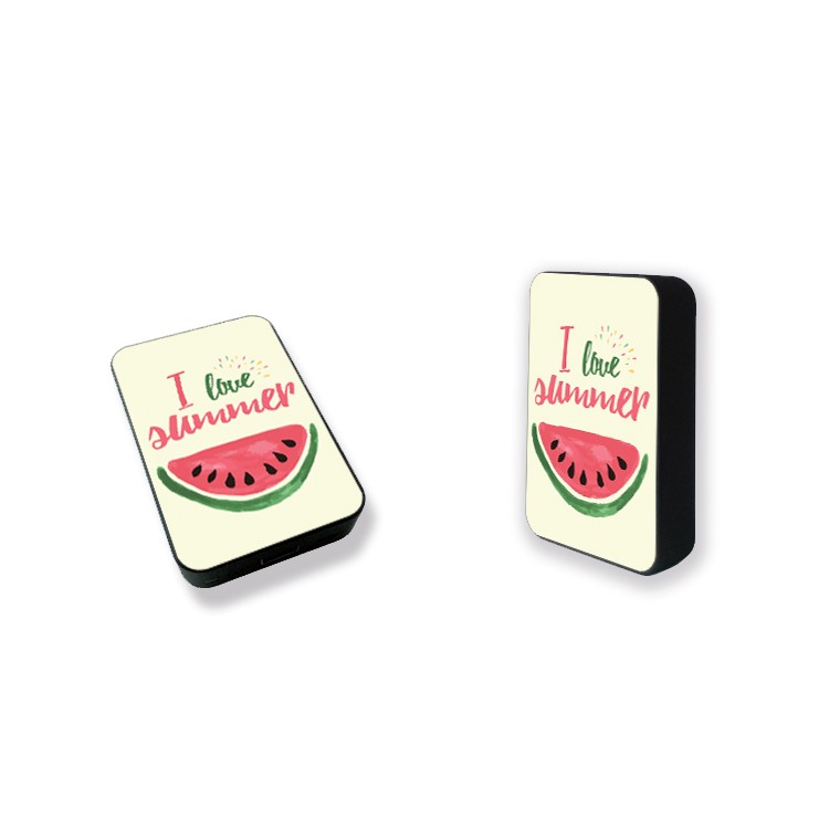 Cartoon Series Portable 10000mAh External Backup Charger for Samsung, iPhone, Huawei etc. - Watermelon and Words-15