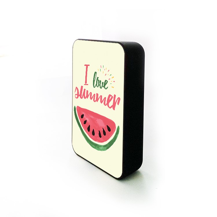 Cartoon Series Portable 10000mAh External Backup Charger for Samsung, iPhone, Huawei etc. - Watermelon and Words-3