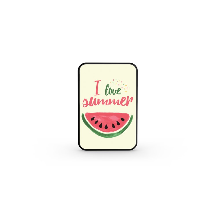 Cartoon Series Portable 10000mAh External Backup Charger for Samsung, iPhone, Huawei etc. - Watermelon and Words-8