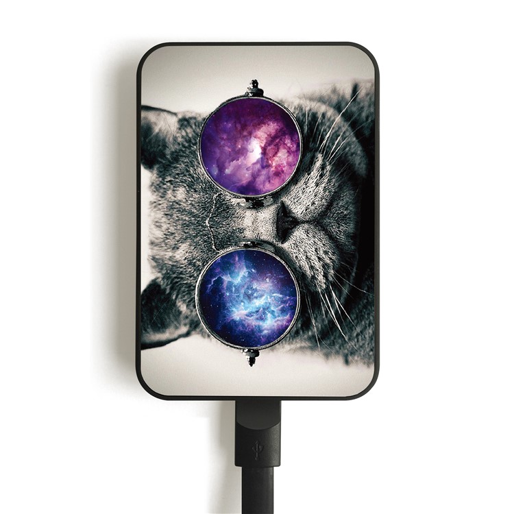 Cartoon Series Portable 10000mAh Power Bank for Samsung, iPhone, Huawei etc. - Cute Cat-1