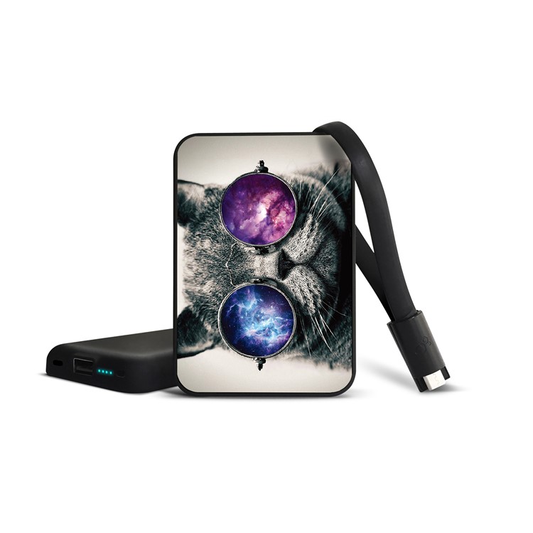 Cartoon Series Portable 10000mAh Power Bank for Samsung, iPhone, Huawei etc. - Cute Cat-2