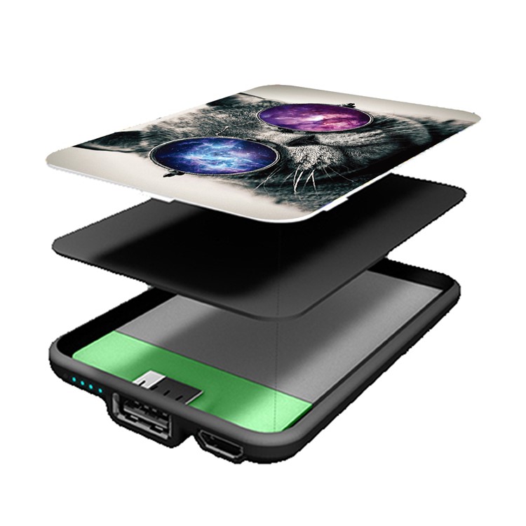 Cartoon Series Portable 10000mAh Power Bank for Samsung, iPhone, Huawei etc. - Cute Cat-6