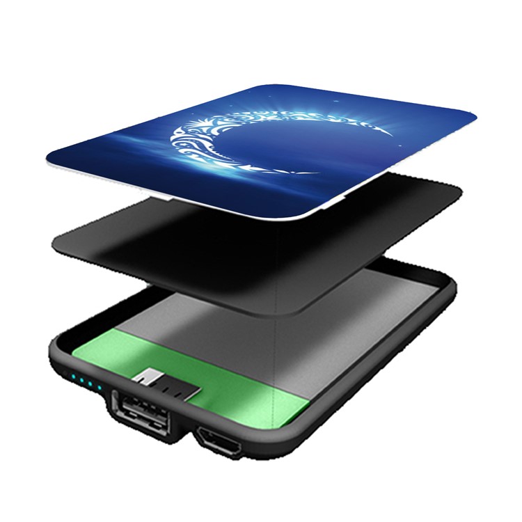 Cartoon Series 10000mAh 2.1A Portable Power Bank for Samsung, iPhone, Huawei etc. - Moon-6