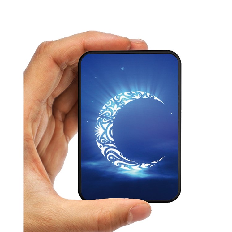 Cartoon Series 10000mAh 2.1A Portable Power Bank for Samsung, iPhone, Huawei etc. - Moon-9