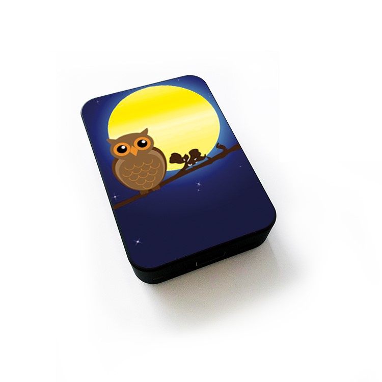 Cartoon Series Portable 10000mAh Power Bank for Samsung, iPhone, Huawei etc. - Owl on the Branch-14