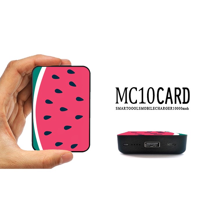 Cartoon Series Portable 10000mAh 2.1A Li-polymer Power Bank for Samsung, iPhone, Huawei etc. - Watermelon-13