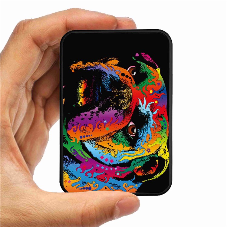 Cartoon Series 10000mAh Portable Travel Power Bank - Colorful Dog-2
