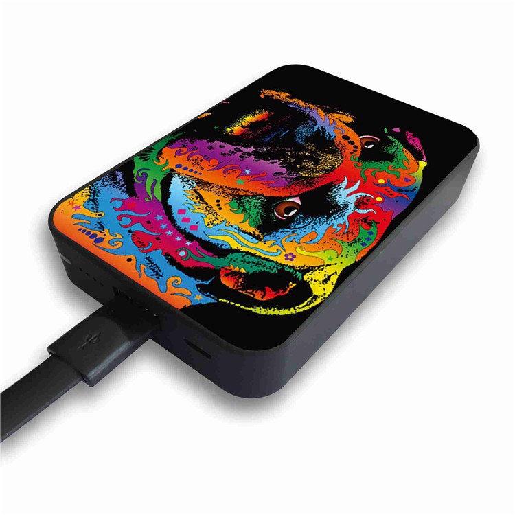 Cartoon Series 10000mAh Portable Travel Power Bank - Colorful Dog-5