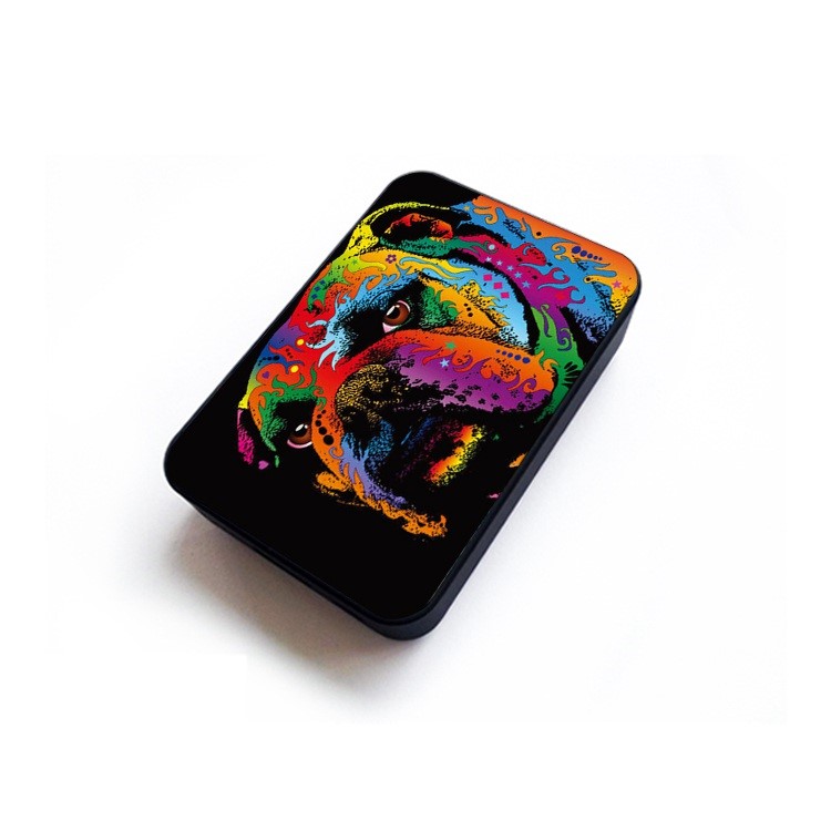 Cartoon Series 10000mAh Portable Travel Power Bank - Colorful Dog-6