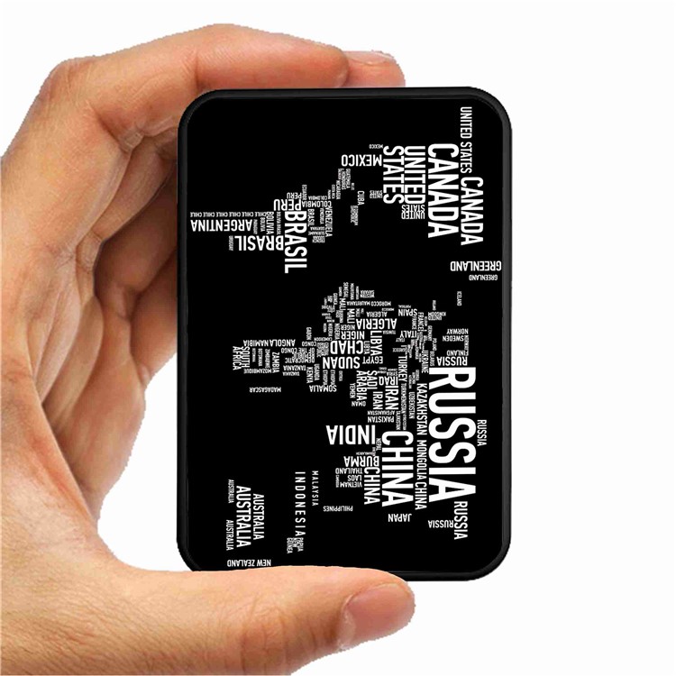 Cartoon Series 10000mAh Portable Travel Power Bank - White Letters-2