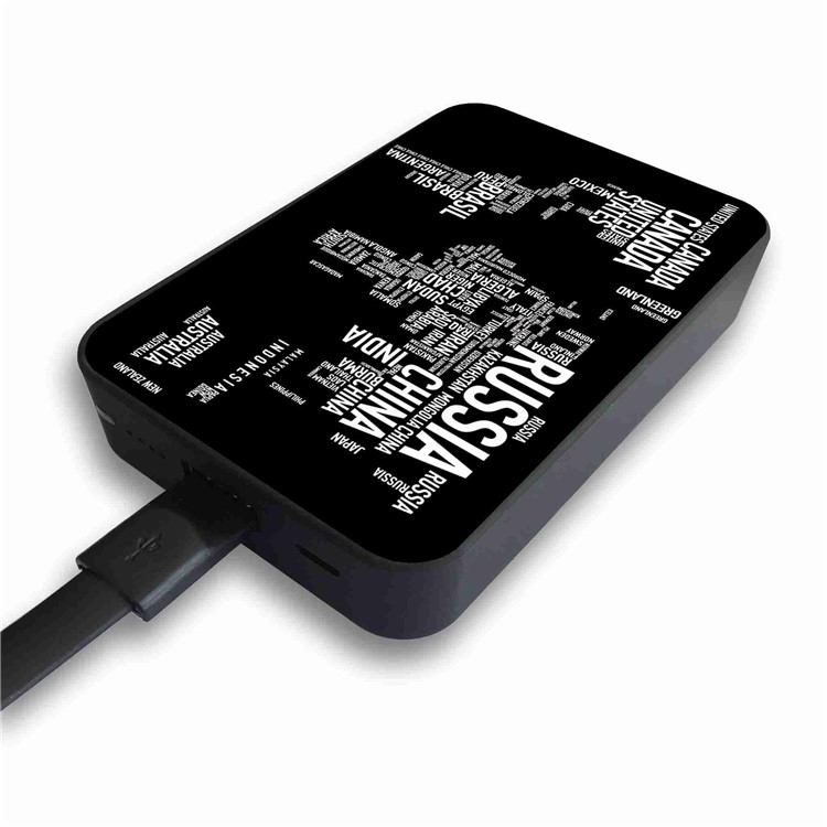 Cartoon Series 10000mAh Portable Travel Power Bank - White Letters-5
