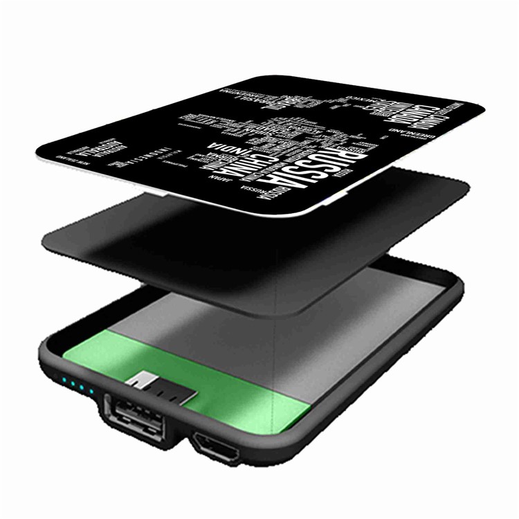 Cartoon Series 10000mAh Portable Travel Power Bank - White Letters-7