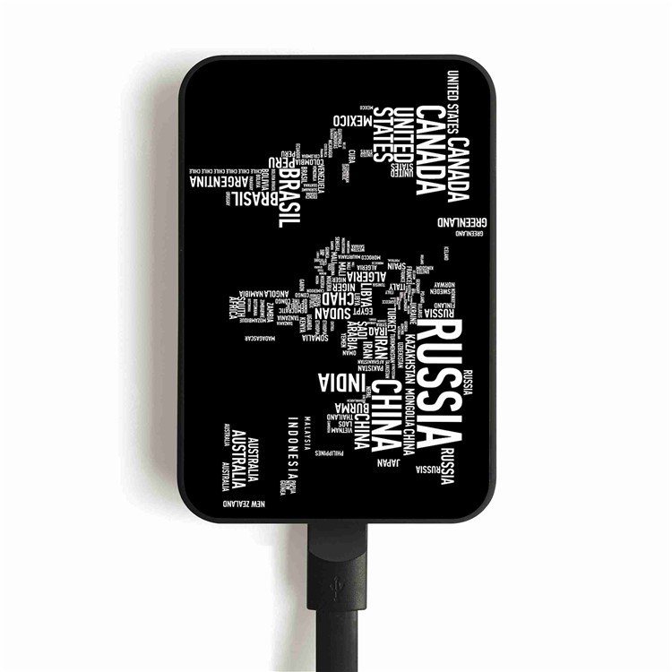 Cartoon Series 10000mAh Portable Travel Power Bank - White Letters-8