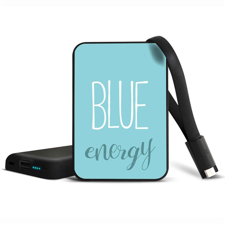 Cartoon Series 10000mAh Portable Travel Power Bank - Blue Energy-1