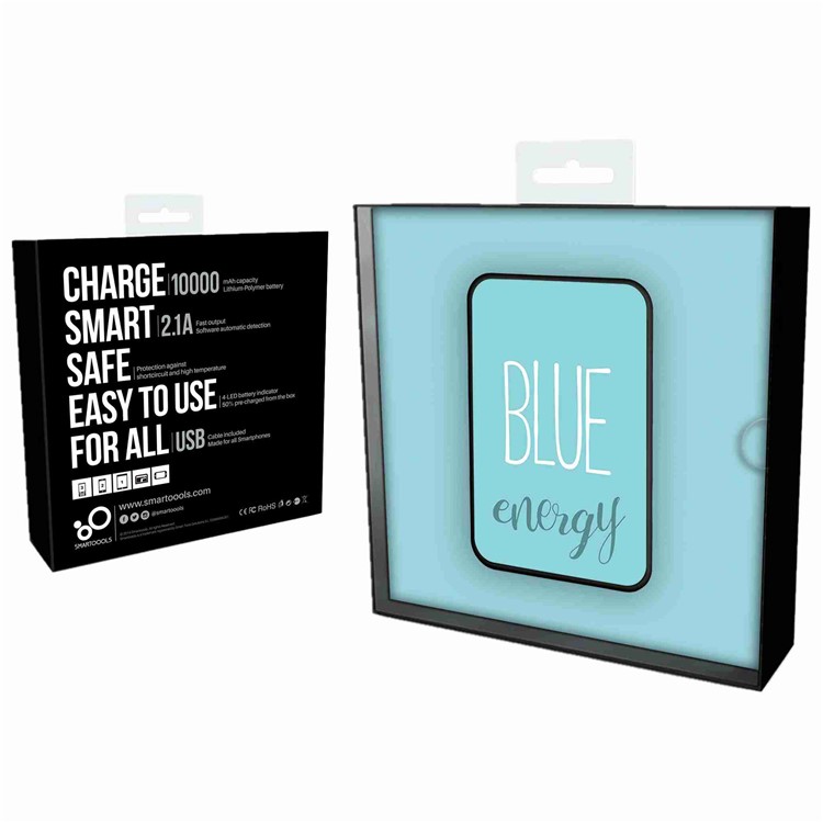 Cartoon Series 10000mAh Portable Travel Power Bank - Blue Energy-12