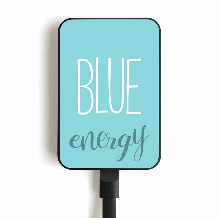 Cartoon Series 10000mAh Portable Travel Power Bank - Blue Energy-8