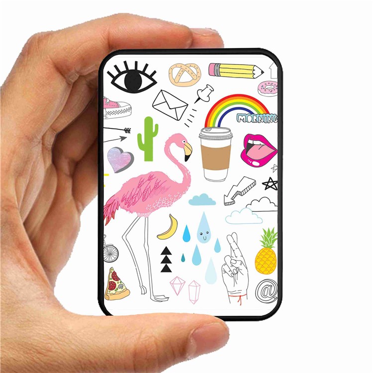Cartoon Series 10000mAh Portable Travel Power Bank - Flamingo-2