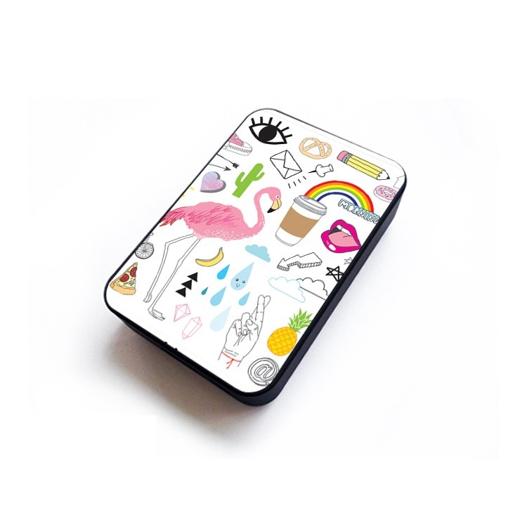 Cartoon Series 10000mAh Portable Travel Power Bank - Flamingo-6